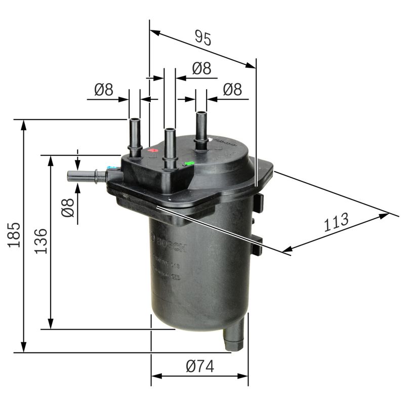 Polttoainesuodatin - 0 450 907 013