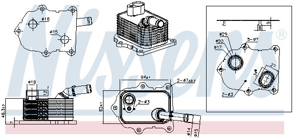 Eļļas radiators, Motoreļļa - 91586