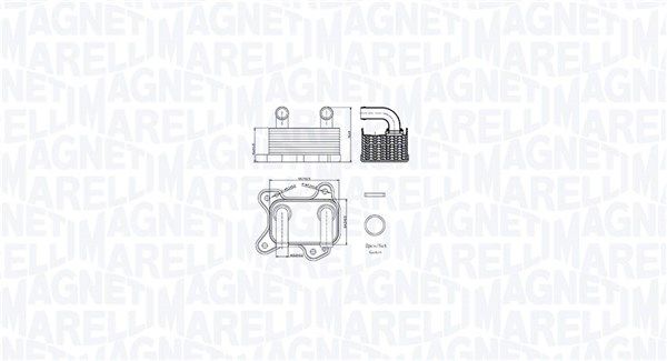 Eļļas radiators, Motoreļļa - 350300002000