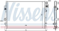 Motora dzesēsanas radiators - 61027