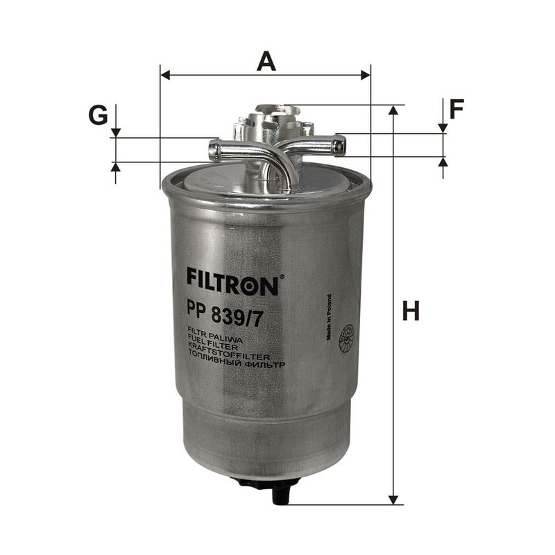 Degvielas filtrs - PP 839/7