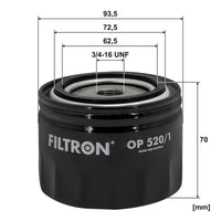 Eļļas filtrs - OP 520/1
