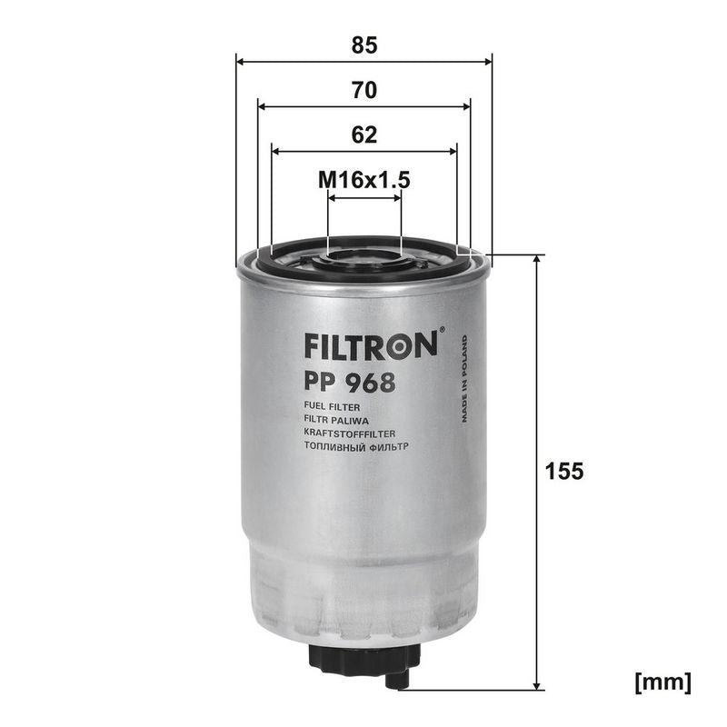 Degvielas filtrs - PP 968