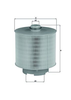 Gaisa filtrs - LX 1006/1D