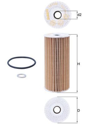 Eļļas filtrs - OX 1048D