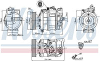 Kompressori, ilmastointilaite - 890025