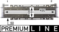 Moottoriöljyn jäähdytin - CLC 206 000P