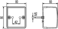 Bagāžas nodalījuma apgaismojuma lukturis - 2JB 996 012-121