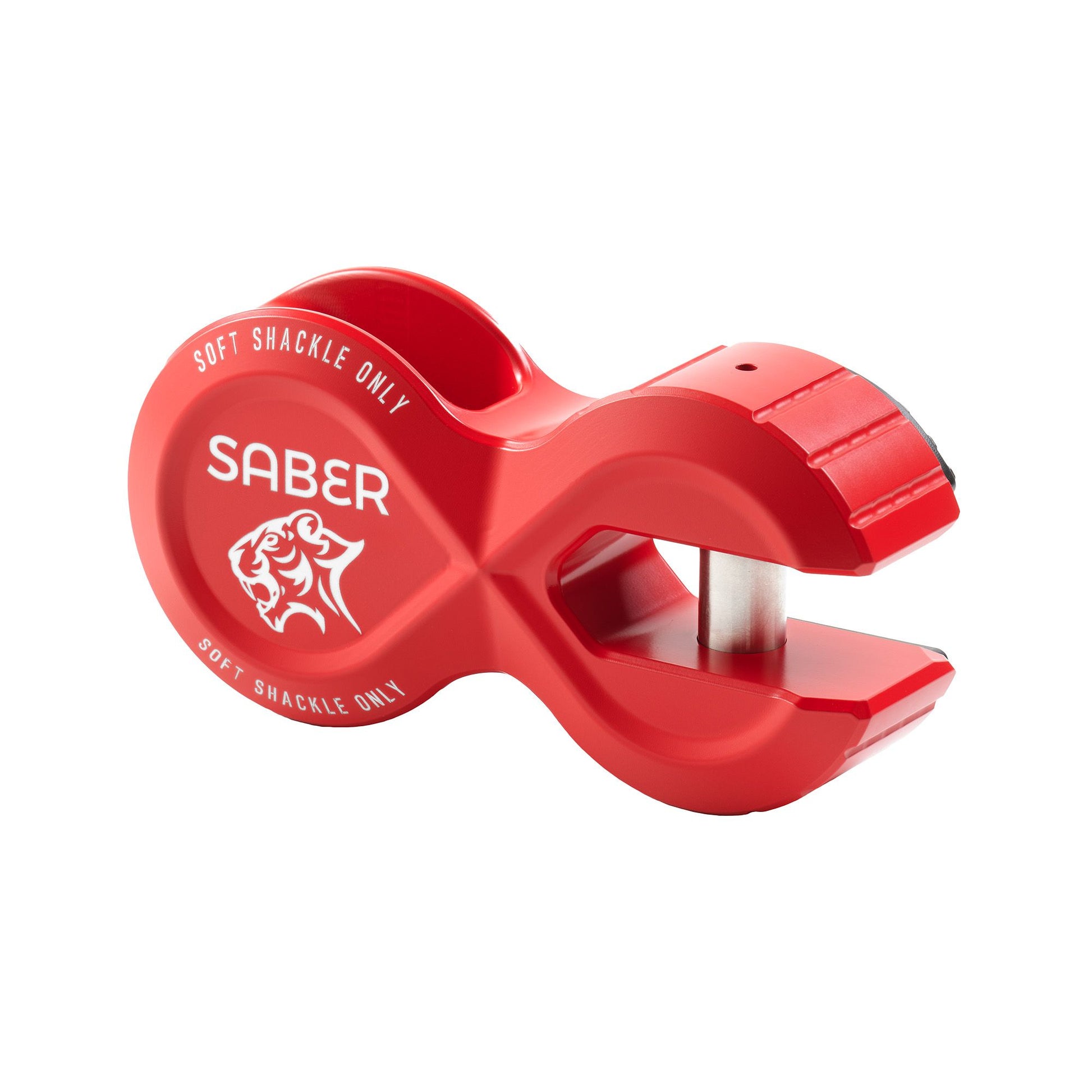 Saber 7075 Alloy Winch Shackle Pro - Cerakote Red - SBR-AWSPROCR