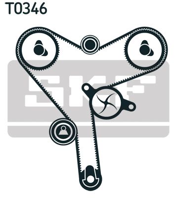Zobsiksnas komplekts - VKMA 91704