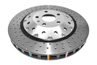 5000 series - Crossed Drilled & Dimpled Silver Hat - DBA53000SLVXD