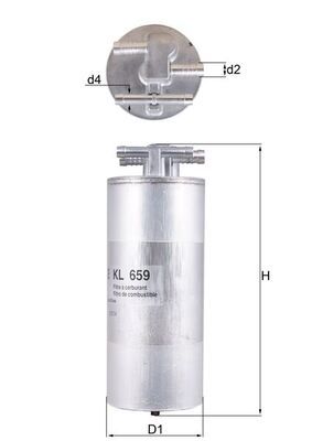 Degvielas filtrs - KL 659