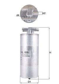 Degvielas filtrs - KL 659