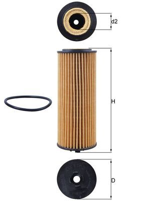 Eļļas filtrs - OX 1162D