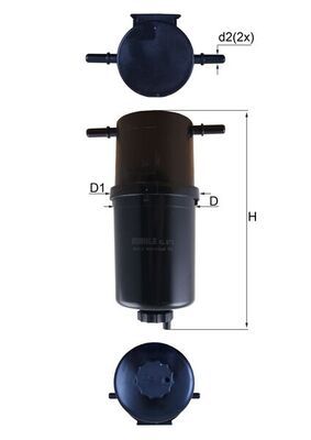 Degvielas filtrs - KL 873