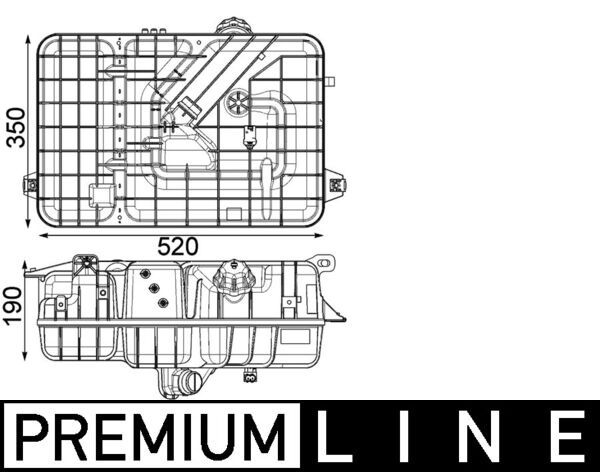 Nestesäiliö, jäähdytysneste - CRT 235 000P