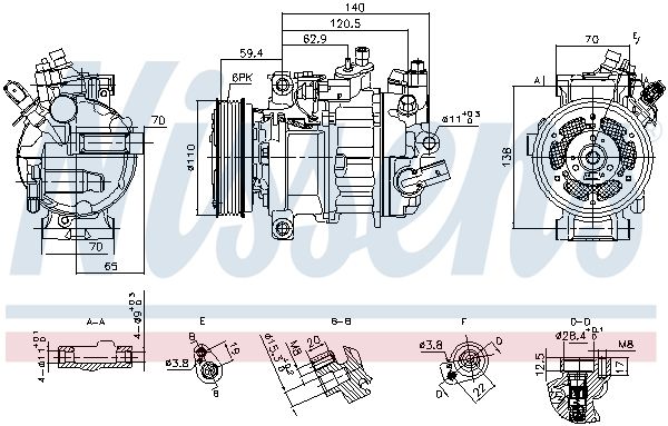 Eļļas radiators, Motoreļļa - 90944