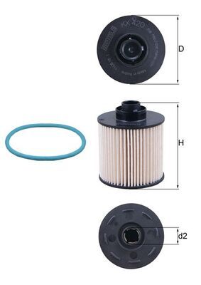 Degvielas filtrs - KX 420D