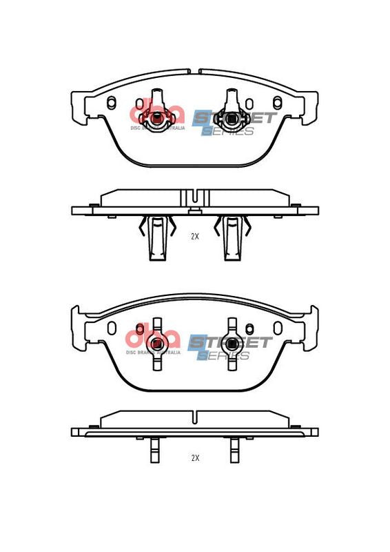 Brake Pads Street Series | Front Axle - DB15099SS