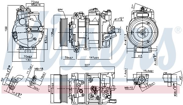Kompressori, ilmastointilaite - 890337