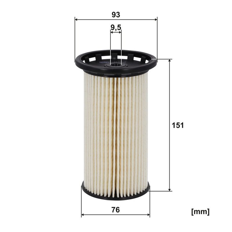Degvielas filtrs - PE 973/9