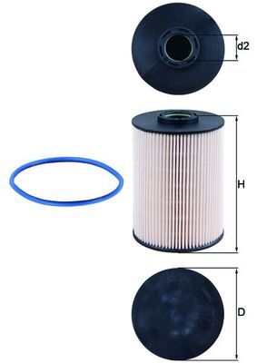 Degvielas filtrs - KX 211D