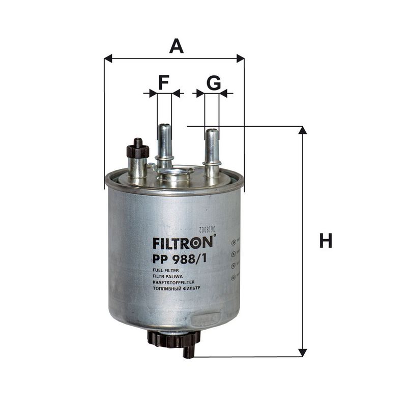 Degvielas filtrs - PP 988/1