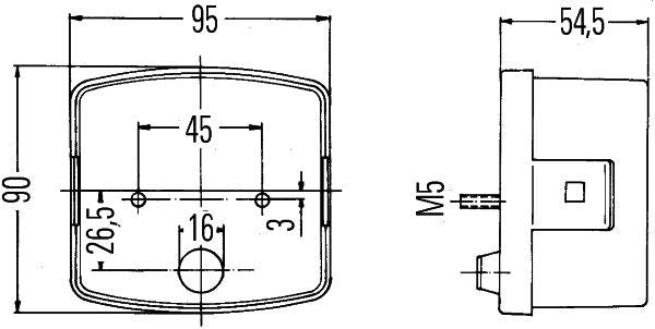 Pagrieziena signāla lukturis - 2BE 002 776-251