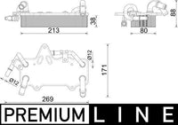 Öljynjäähdytin, autom. vaihteisto - CLC 283 000P