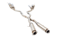 3" Twin Cat-Back System, 304 Stainless Steel - ESJC13CS