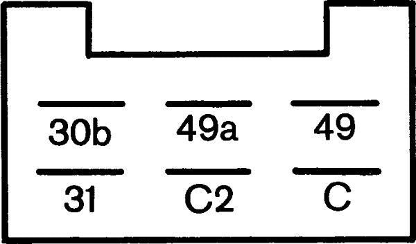 Pagrieziena signāla pārtraucējs - 4DM 003 944-091