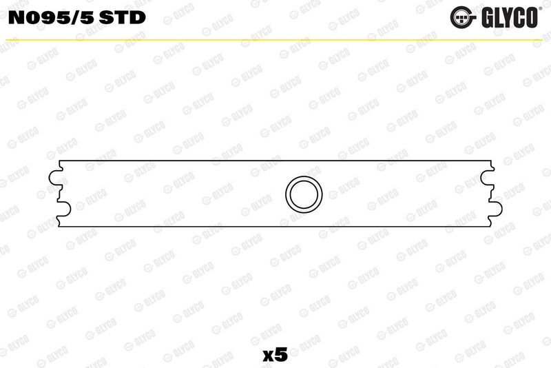 Sadales vārpstas gultnis - N095/5 STD
