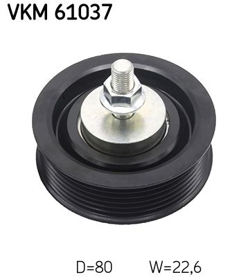 Ohjainrulla, moniurahihna - VKM 61037