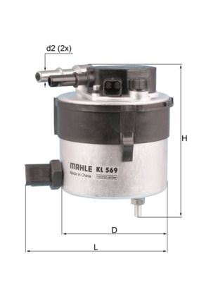 Degvielas filtrs - KL 569