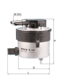 Degvielas filtrs - KL 569