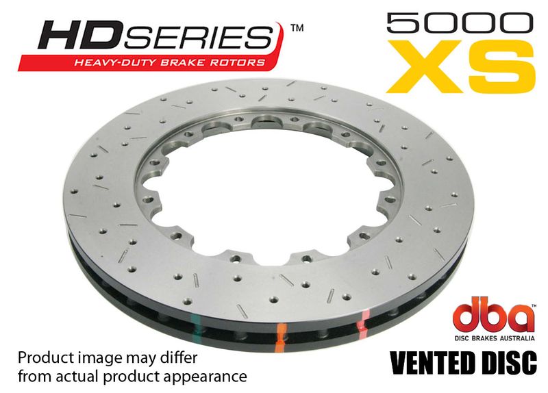 5000 series - Crossed Drilled & Slotted - Rotor Only - DBA52018.1XS
