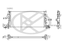 Motora dzesēsanas radiators - PL463506R
