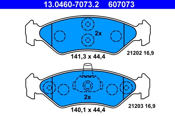 Jarrupala, levyjarru - 13.0460-7073.2