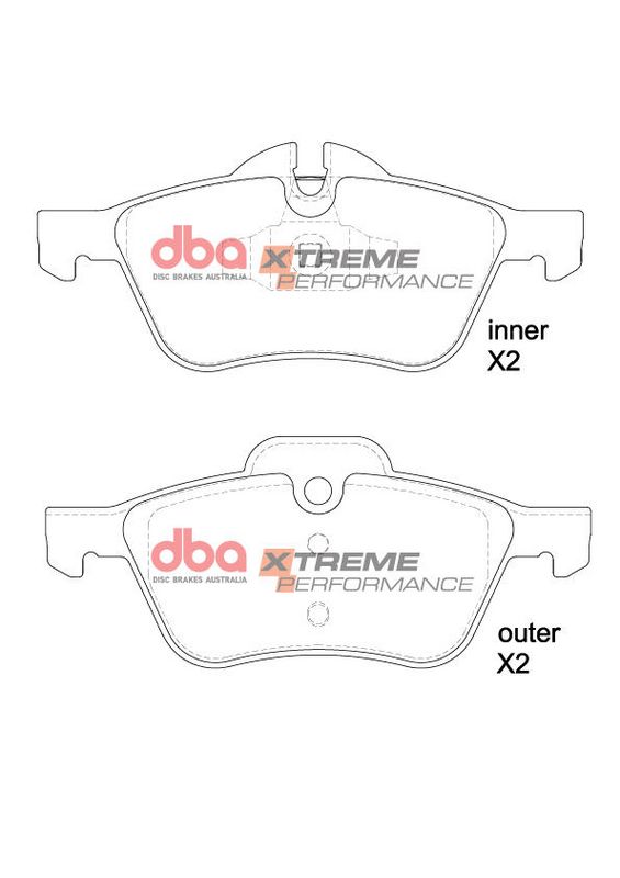 Brake Pads Xtreme Performance | Front Axle - DB1500XP