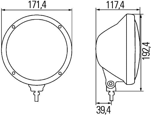 Tālās gaismas lukturis - 1F3 010 119-011