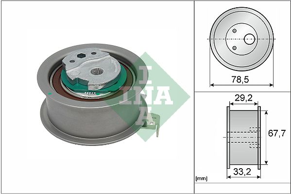 Zobsiksnas spriegotājrullis - 531 0927 10