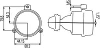 Miglas lukturis - 1NL 007 186-047
