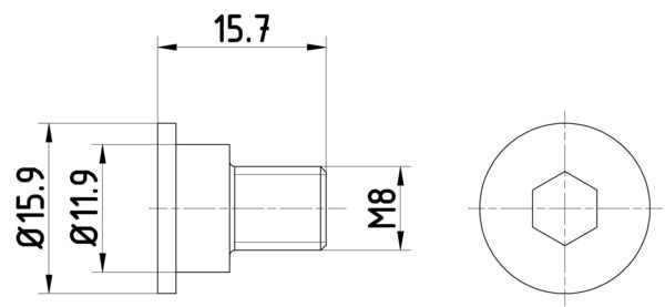 Skrūve, Bremžu disks - TPM0003