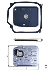 Hydrauliikkasuodatin, automaattivaihteisto - HX 272D1