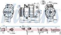Kompressori, ilmastointilaite - 890038