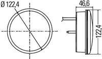Aizmugurējais lukturis - 2SD 344 200-071