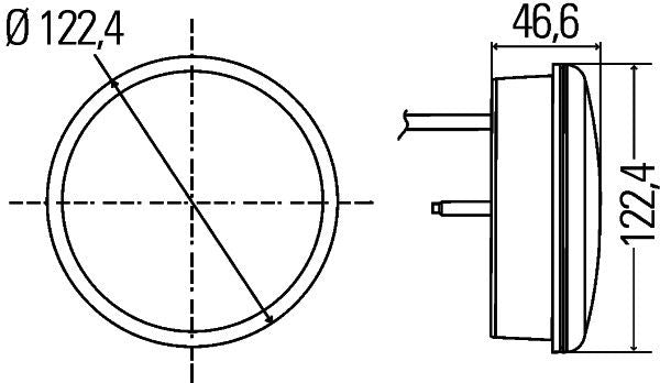 Aizmugurējais lukturis - 2SD 344 200-001