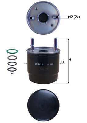 Degvielas filtrs - KL 1002D