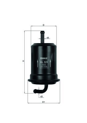Degvielas filtrs - KL 523