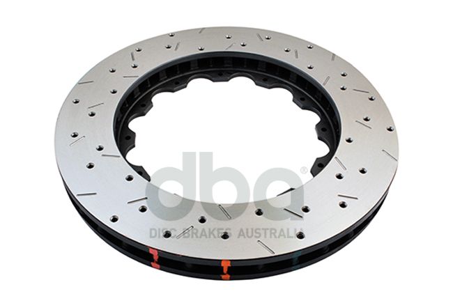 5000 series - Crossed Drilled & Slotted - Rotor Only - DBA52024.1XS